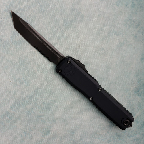 Microtech Ultratech Gen III ZBP T/E Shadow DLC Part Serrated 1123-2DLCTSH