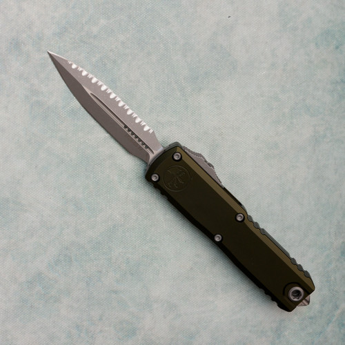 Microtech UTX-85 Gen IV D/E Apocalyptic Full Serrated 12324-12AP