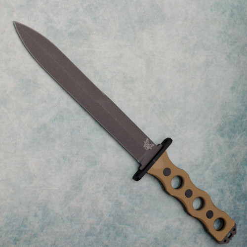 Benchmade SOCP Fixed Blade Desert Tan G10 Handle Black Blade PROTOTYPE (Salesman Sample) 185BK-1