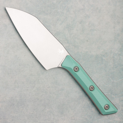 Microtech Santoku 4" Knife Caribbean Blue G-10 Handle Stonewash Standard Blade 3300-10CA