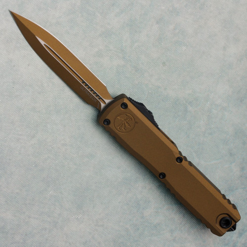 Microtech Scarab II Generation III D/E Cerakote Burnt Bronze