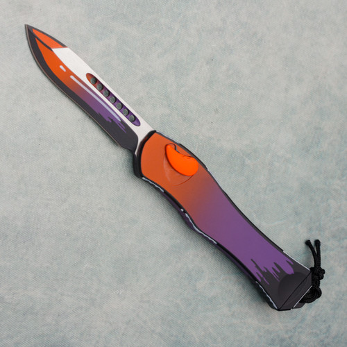 Heretic Knives Hydra V4 S/E OTF Auto Gray Cel Shade Handle Gray