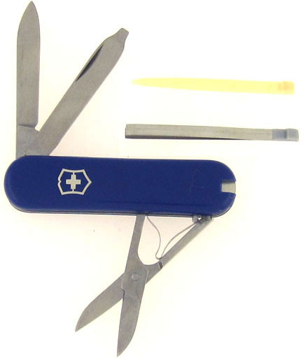 Victorinox Swiss Army Scissor Pen Knife Mr. Peanut Blue | American