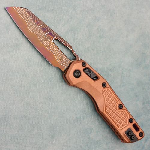Microtech Marfione Select MSI RAM-LOK Frag Copper Handle Baker