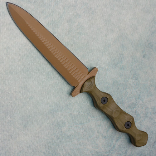 Schwarz Knives Overland Sport Fixed Blade Woodland OD Green G10