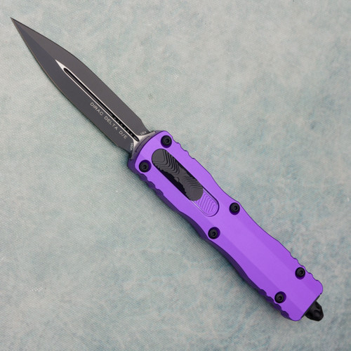 Microtech Dirac Delta D/E Tan Handle Black Standard Blade 227-1TA