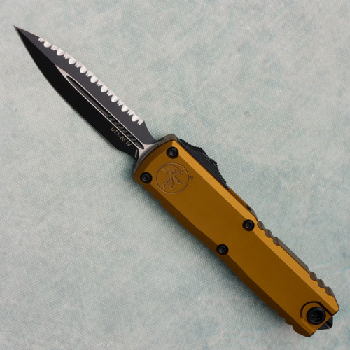 Microtech UTX-85 Gen IV D/E Apocalyptic Full Serrated 12324-12AP