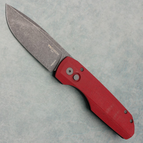 パーツ VELENO MORTALE Pro-Tech Vero Synapse Black Aluminum Back Handle w/ Red Linen