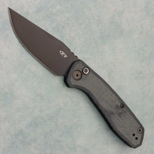 Zero Tolerance 0512 Auto Natural Canvas Micarta/Titanium Handle