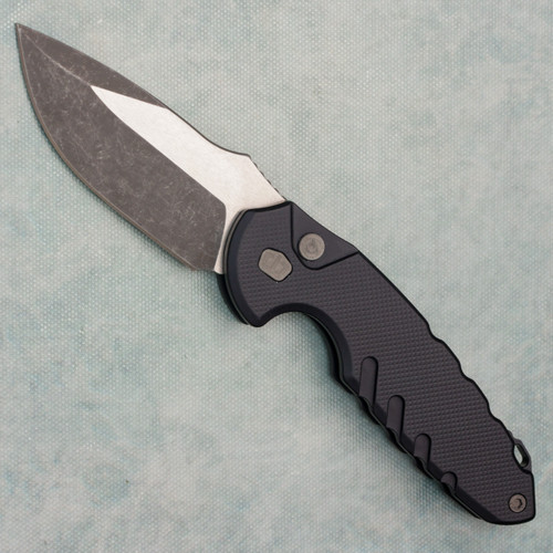 Blackside Customs Bad Idea Auto Black Handle Two Tone Wasteland Blade