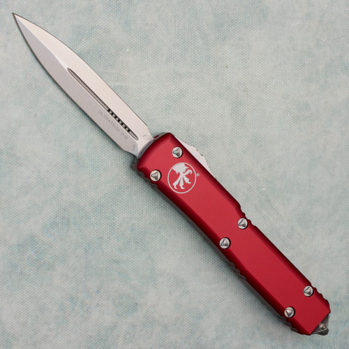 Microtech Ultratech D/E Merlot Handle Stonewash Standard Blade 122-10MR (Consignment)
