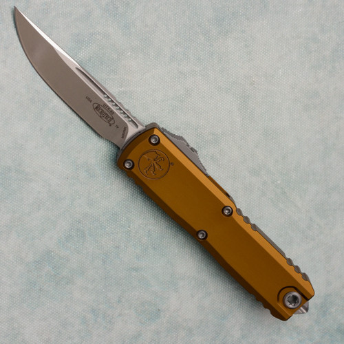 Microtech UTX-85 Gen IV S/E Tan Stonewash Standard Blade 12314-10TA