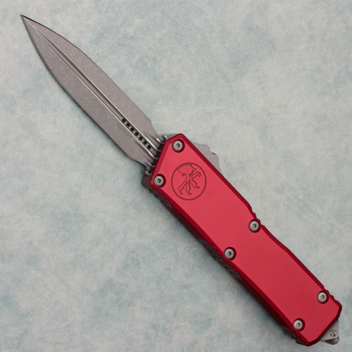 Microtech Scarab II Generation III D/E Executive Merlot Apocalyptic Standard 1175-10APMR