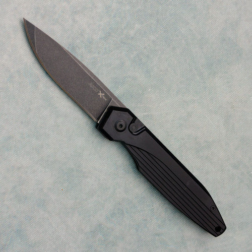 AKC X-treme Dandy Auto Black Handle Blackwash Blade DANDY-BB