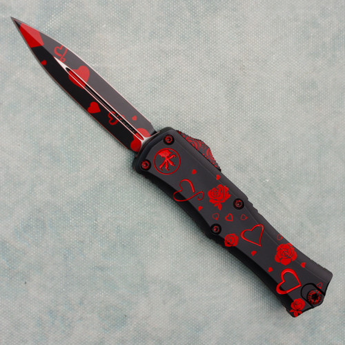 Microtech Hera II Mini D/E Valentine's Day Standard Signature Series 1702M-1VNS