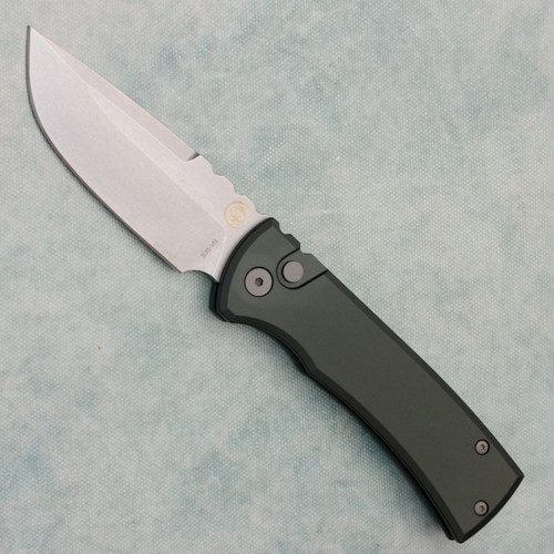 Chaves Pro-Tech S/E Redencion 229 Green Handles Stonewash Blade