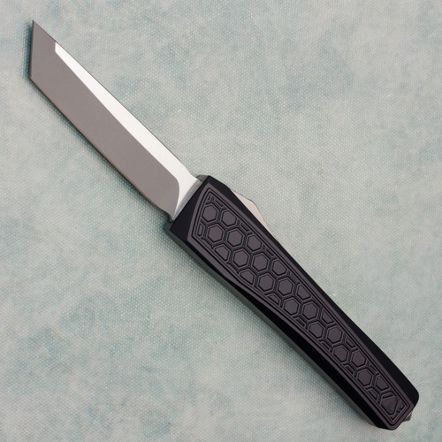 Core Edge 0331 Echo HoneyCore Black Handle Blasted/Satin Flats Tanto Blade