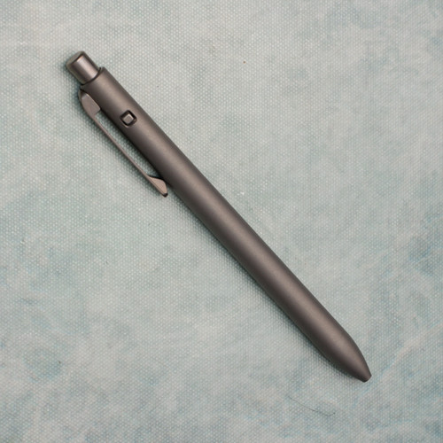 Tactile Turn Standard Side Click Pen Stonewash Titanium Ti Clip