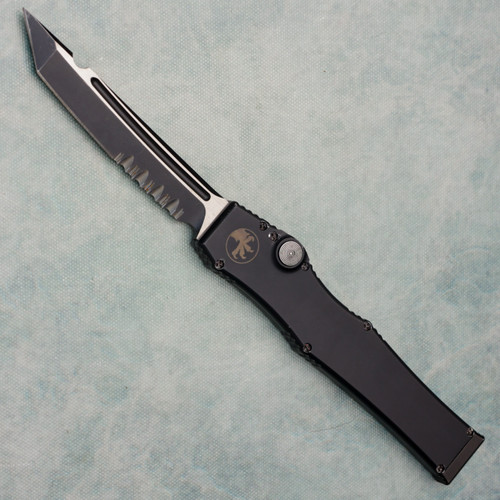 Microtech Halo III T/E Black Part Serrated 105-11 (Pre-owned)