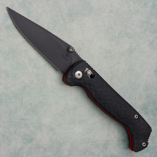 Toor Knives Dropwing Crossbar Lock Shadow Black G10 Handle Black MagnaCut Blade