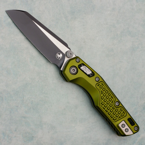 Microtech MSI Mini RAM-LOK Frag OD Green Stonewash Part Serrated