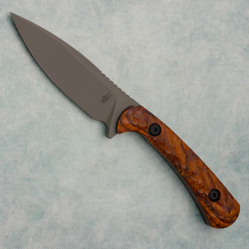 Toor Knives '65 Collection Ravyth S Fixed Blade Ironwood Handles OD Green M4 Blade (Consignment)