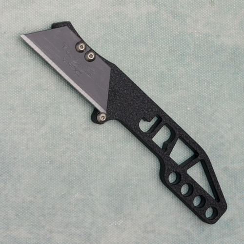 JRW Gear Bench Blade Blackout Aluminum Utility Knife