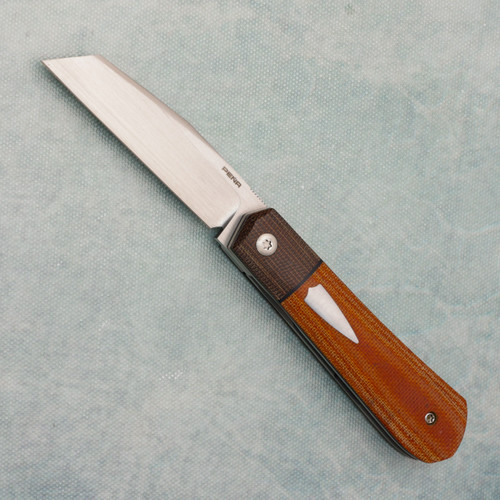 Enrique Pena Custom Apache Liner Lock Micarta Handles Satin Blade