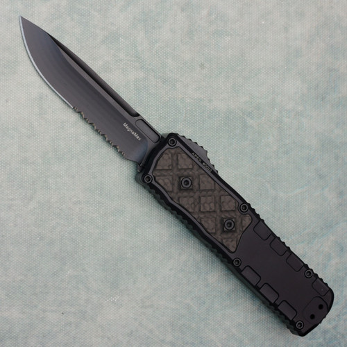 Guardian Tactical Apex S/E Black Handle w/ Carbon Fiber Inlay Black Tactical Serrated MagnaMax Blade 152112