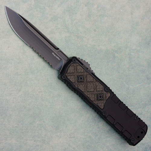 Guardian Tactical Apex S/E Black Handle w/ Carbon Fiber Inlay Dark Stonewash Serrated MagnaMax Blade 152612