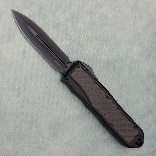Guardian Tactical RECON-035 Gen 2 D/E Black Handle w/ Carbon Fiber Inlays Black Tactical MagnaCut Blade 92131G2