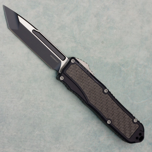 Guardian Tactical RECON-035 Gen 2 T/E Black Handle w/ Carbon Fiber Inlays Two-Tone Black MagnaCut Blade 92221G2