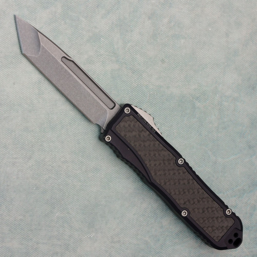 Guardian Tactical RECON-035 Gen 2 T/E Black Handle w/ Carbon Fiber Inlays Stonewash MagnaCut Blade 92521G2