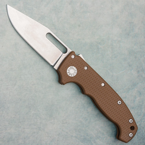 Demko MG AD20 Clip Point Shark Lock Earth G10 Handle Stonewash 3V Blade (Pre-owned)