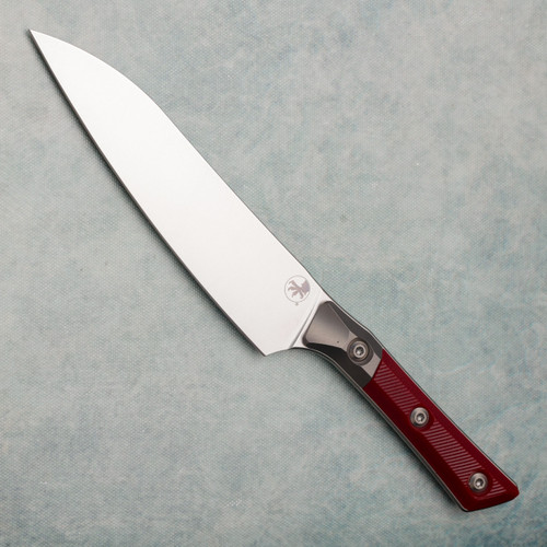 Microtech Utility Knife Merlot G-10 Handle w/ Bead Blast Bolster Stonewash Standard Blade 3400B-10MR