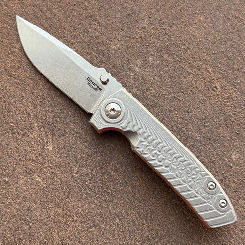 Les George VECP Morph Titanium Handle Stonewash MagnaCut Blade