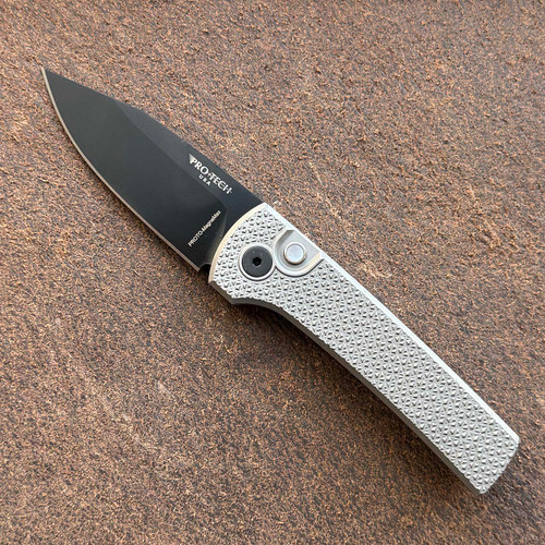 Pro-Tech Chaves Scapegoat Compact Blasted/Stonewashed Carbide Textured 17-4 Steel Handles DLC MagnaMax Blade 2026SCAPEGOATCOMPACTCUSTOM002