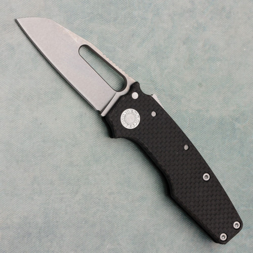 Demko MG AD22 Shark Lock Carbon Fiber Handle Stonewash CPM-MagnaCut Blade