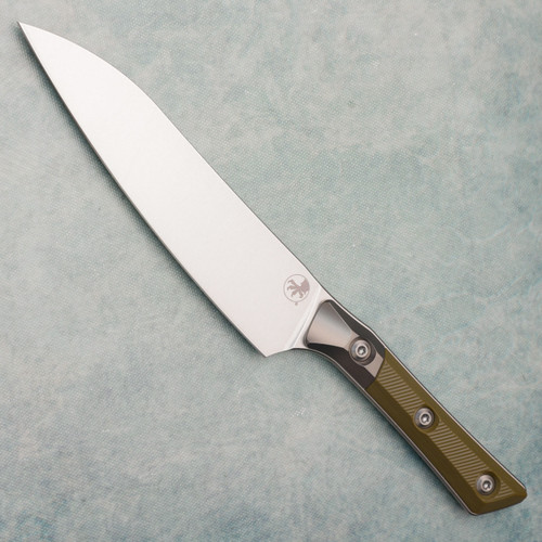 Microtech Utility Knife OD Green G-10 Handle w/ Bead Blast Bolster Stonewash Standard Blade 3400B-10OD