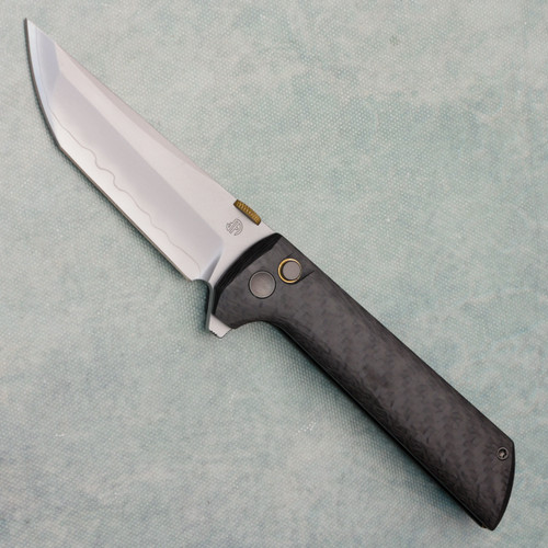 North Mountain Blade Chop 2 Button Lock Carbon Fiber Handles SLD-Magic Blade 2406-CF