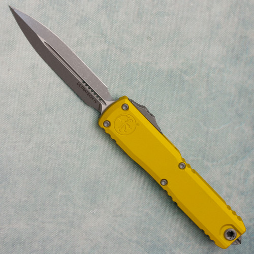 Microtech Ultratech Gen IV D/E Yellow Apocalyptic Standard 11224-10APYW