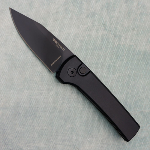 Pro-Tech Chaves Scapegoat Compact Swat Black Handles DLC MagnaMax Blade RCS1103-SWAT