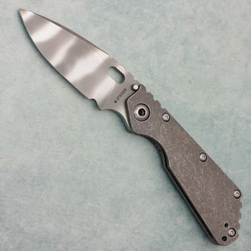 Strider Knives SMF CC Titanium Handle Tiger Stripe CPM-20CV Blade