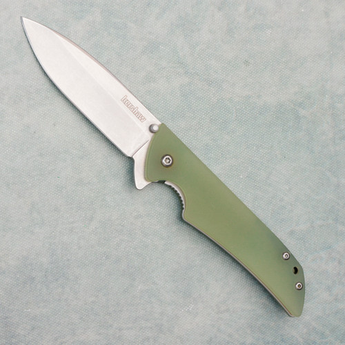 Kershaw Skyline Liner Lock Flipper Jade G-10 Stonewash 20CV Blade 1760NG10 (Pre-owned)