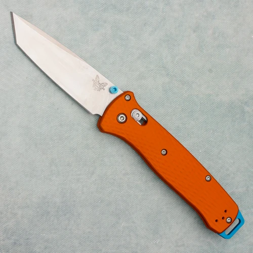 Benchmade Bailout Axis Lock Orange Aluminum Handle Satin 3V Blade SHOT Show 2023 Limited Edition 537-2301 (Pre-owned)