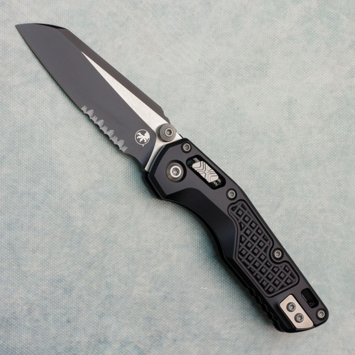 Microtech MSI Mini RAM-LOK Frag OD Green Stonewash Part Serrated