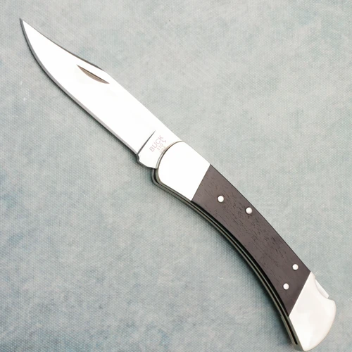 Buck 110 Slim Heritage Elite Folding Hunter Lock Back Ebony Wood Handle Satin MagnaCut Blade 14527