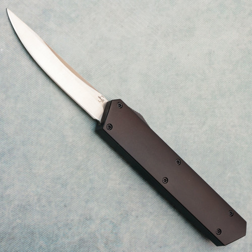 Boker Plus Burnley Kwaiken OTF Black Handle Satin Blade (Pre-owned)