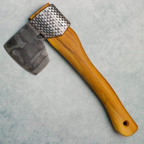 Szugyi Knives Damascus Hatchet Hickory Handle