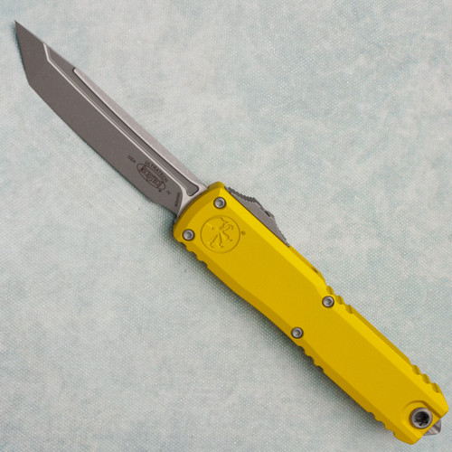 Microtech Ultratech Gen IV T/E Yellow Handle Apocalyptic Standard 11234-10APYW